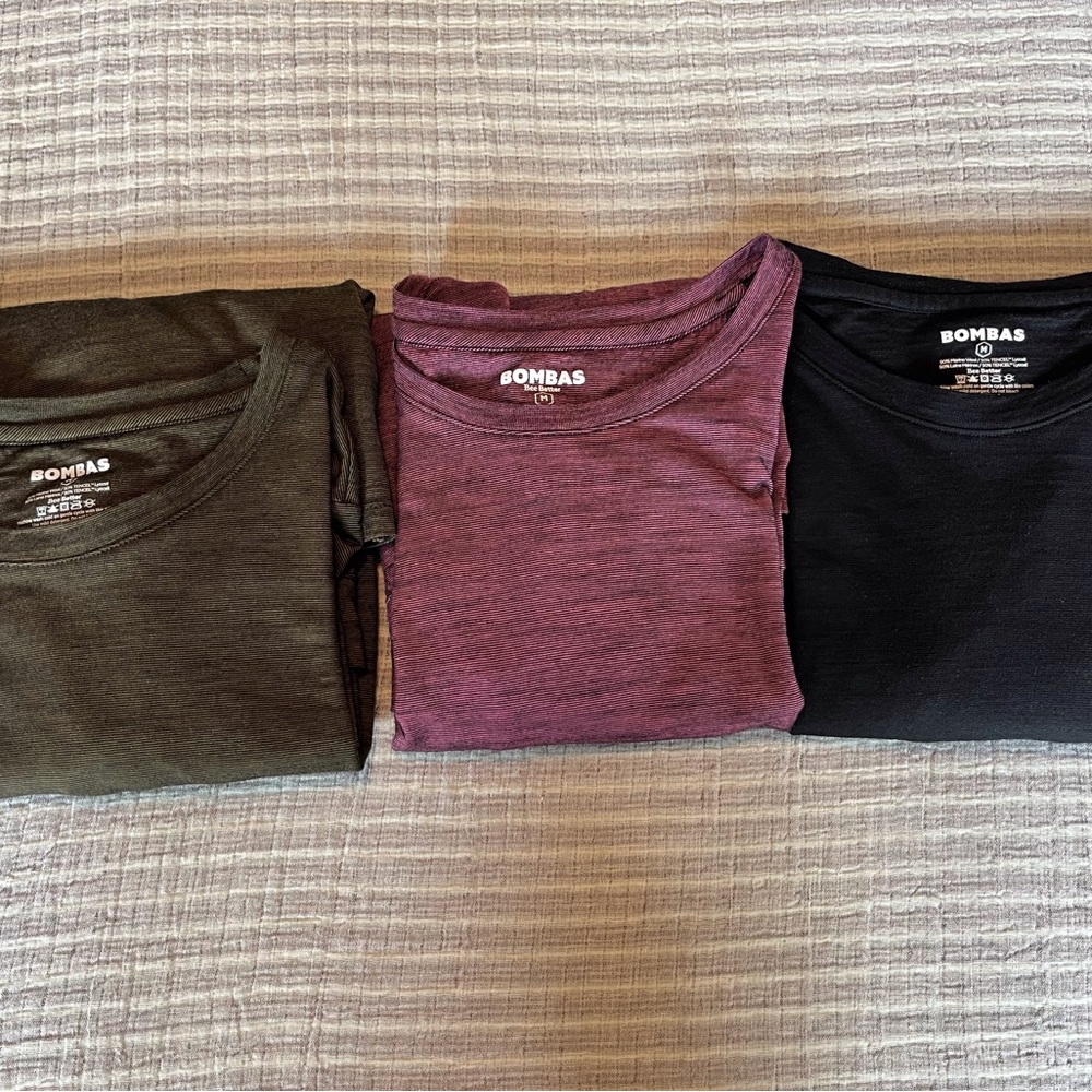 Bombas Trio Pack in Olive, Plum, and Jet Black